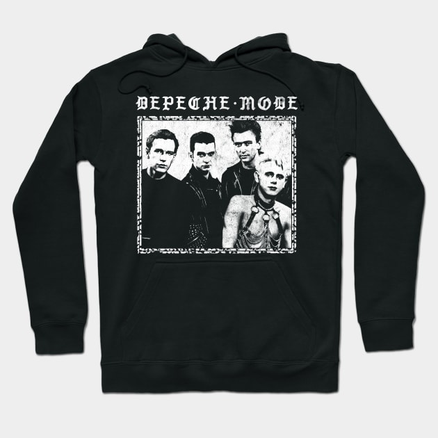 Depeche Mode 80s \\ Original Retro Tribute Design Hoodie by DankFutura